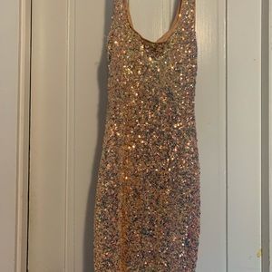 Fashion Nova Spicy Sequin Mini Dress Size Medium